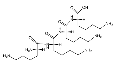 H-Lys-Lys-Lys-Lys-OH AcOH Structure