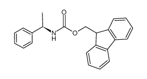 (R)-N-(9-fluorenylmethoxycarbonyl)-1-phenylethanamine Structure