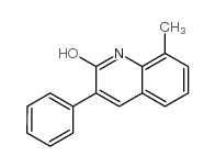 8-METHYL-3-PHENYL-2-QUINOLINOL structure