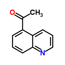 1-喹啉-5-基乙酮结构式