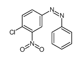 (4-chloro-3-nitrophenyl)-phenyldiazene结构式