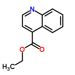 4-喹啉甲酸乙酯结构式