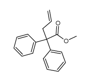 methyl 2,2-diphenyl-4-pentenoate Structure