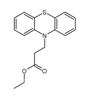 β-(10-Phenothiazyl)propionic acid ethyl ester Structure