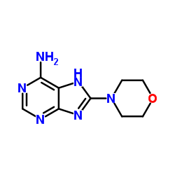 8-(4-Morpholinyl)-7H-purin-6-amine Structure