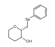 (2S,3R)-2-((phenylselanyl)methyl)tetrahydro-2H-pyran-3-ol结构式