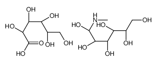 N-methylglucamine gluconate Structure