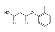 3-(2-methylphenoxy)-3-oxo-propanoic acid Structure