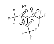 Potassium Tris(trifluoromethanesulfonyl)methanide Structure