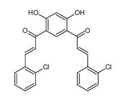 4,6-di(o-chlorocinnamoyl)resorcinol Structure