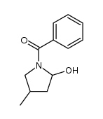 1-benzoyl-2-hydroxy-4-methylpyrrolidine Structure