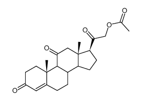 11-Dehydrocorticosterone acetate structure