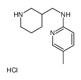 5-Methyl-N-(piperidin-3-ylmethyl)pyridin-2-amine hydrochloride Structure