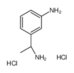 (R)-3-氨基-alpha-甲基-苯甲胺双盐酸盐结构式