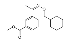 methyl 3-[N-(cyclohexylmethoxy)-C-methylcarbonimidoyl]benzoate Structure