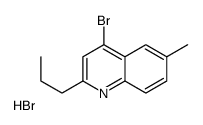 4-Bromo-6-methyl-2-propylquinoline hydrobromide结构式