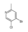 4-溴-5-氯-2-甲基吡啶结构式