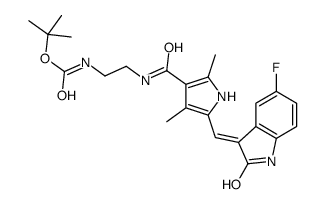 N-Boc-N,N-didesethyl Sunitinib Structure