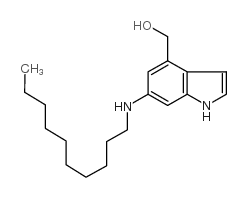 6-(N-癸氨基)-4-羟基甲基吲哚图片