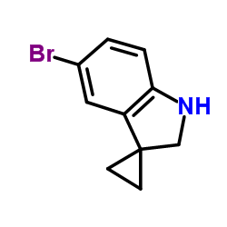 5'-Bromospiro[cyclopropane-1,3'-indoline] structure