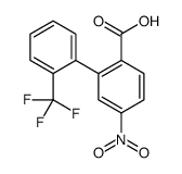 4-nitro-2-[2-(trifluoromethyl)phenyl]benzoic acid结构式