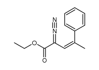 ethyl 2-diazo-4-phenyl-3-pentenoate Structure