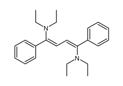 N1,N1,N4,N4-tetraethyl-1,4-diphenylbuta-1,3-diene-1,4-diamine结构式