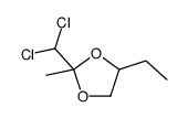 2-(dichloromethyl)-4-ethyl-2-methyl-1,3-dioxolane Structure