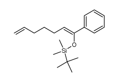 (1,1-dimethylethyl)dimethyl[(1-phenyl-1(Z),6-heptadienyl)oxy]silane结构式