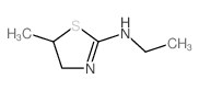 2-Thiazolamine,N-ethyl-4,5-dihydro-5-methyl- Structure