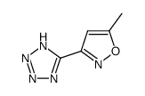 1H-Tetrazole,5-(5-methyl-3-isoxazolyl)-(8CI)结构式