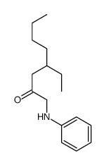 1-anilino-4-ethyloctan-2-one结构式