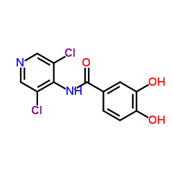 N-(3,5-Dichloro-4-pyridinyl)-3,4-dihydroxybenzamide结构式