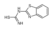 (9CI)-2-苯并噻唑硫脲结构式