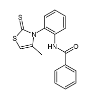 N-[2-(4-methyl-2-thioxo-1,3-thiazol-3(2H)-yl)phenyl]benzamide结构式