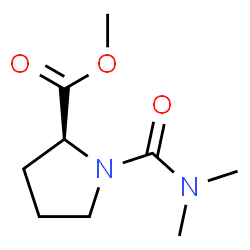 (S)-1-(二甲基氨基甲酰基)吡咯烷-2-甲酸甲酯图片