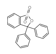 3H-2,1-Benzoxathiole,3,3-diphenyl-, 1,1-dioxide picture