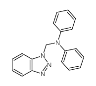 1H-Benzotriazole-1-methanamine,N,N-diphenyl-结构式