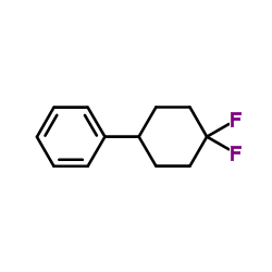 (4,4-Difluorocyclohexyl)benzene Structure