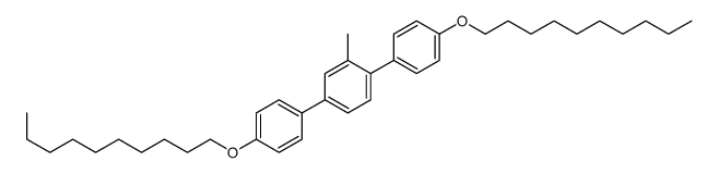 1,4-bis(4-decoxyphenyl)-2-methylbenzene Structure