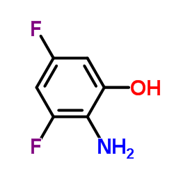 2-Amino-3,5-difluorophenol Structure