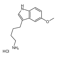 4-(5-methoxy-1H-indol-3-yl)butylazanium,chloride Structure