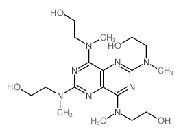 Ethanol,2,2',2'',2'''-[pyrimido[5,4-d]pyrimidine-2,4,6,8-tetrayltetrakis(methylimino)]tetrakis- Structure