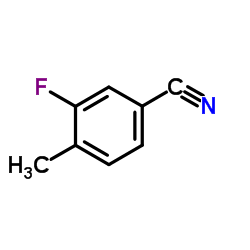 3-Fluoro-4-methylbenzonitrile structure