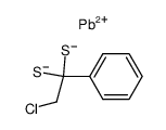 lead 1-chloro-2-phenylethane-2,2-dithiolate结构式