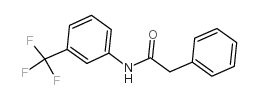 3-三氟甲基-2-苯基乙酰苯胺结构式