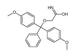 2-[bis(4-methoxyphenyl)-phenylmethoxy]acetamide结构式