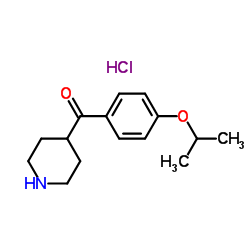 (4-Isopropoxyphenyl)(4-piperidinyl)methanone hydrochloride (1:1)图片