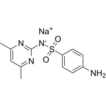 Sulfamethazine sodium salt Structure