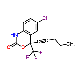 rac 6-氯-1,4-二氢-4-(1-戊炔基)-4-(三氟甲基)-2H-3,1-苯并恶嗪-2-酮图片